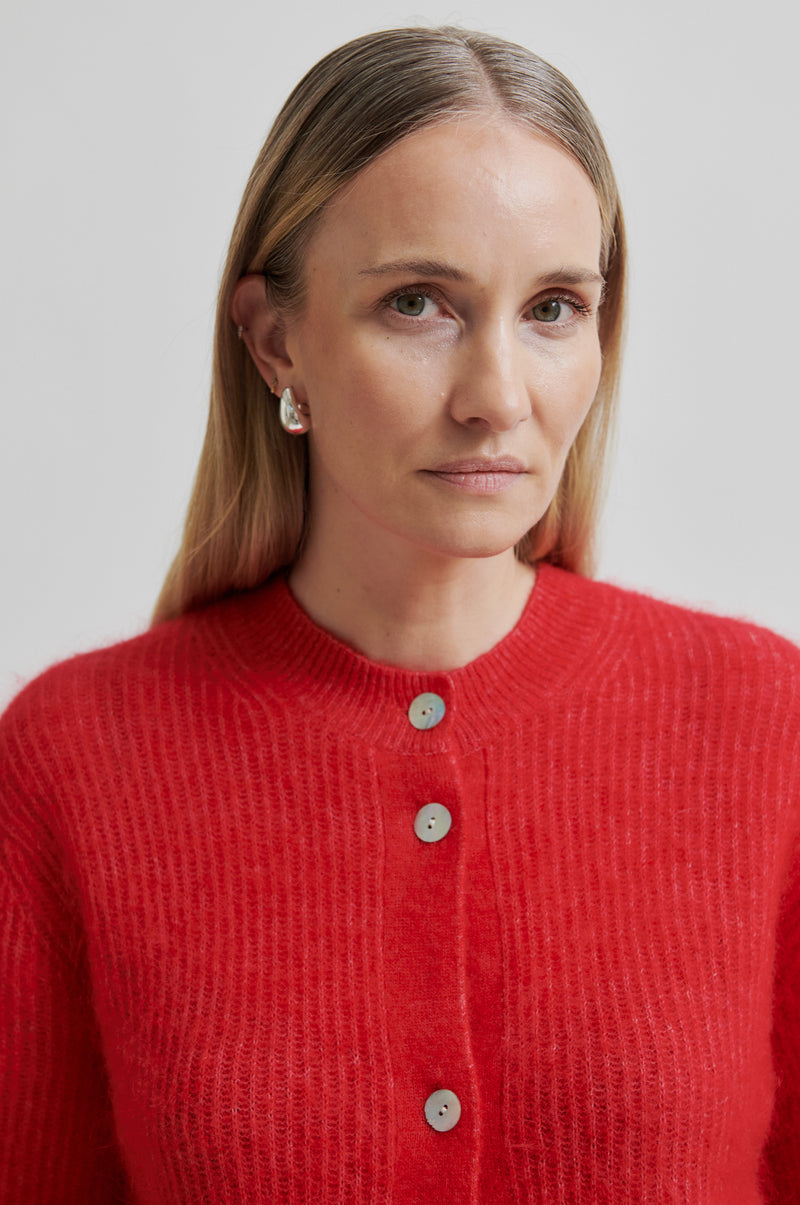 Andrea Knit Rib Cardigan