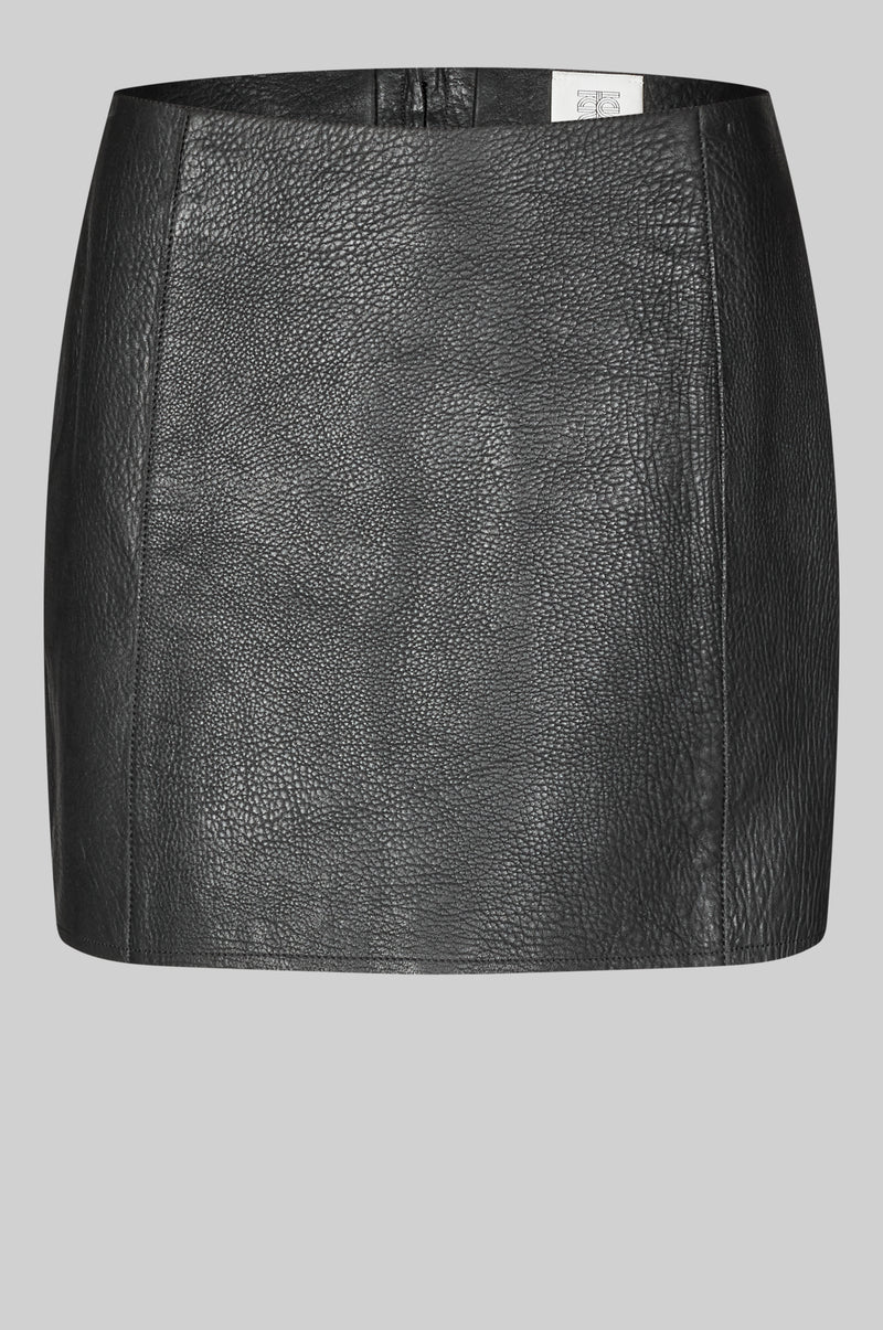 Orleans Leather Skirt