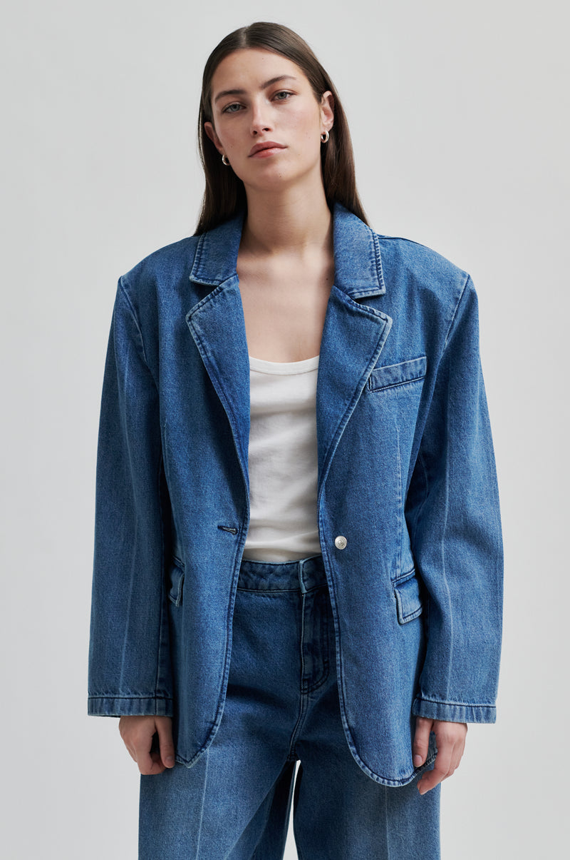 Everly Denim Blazer