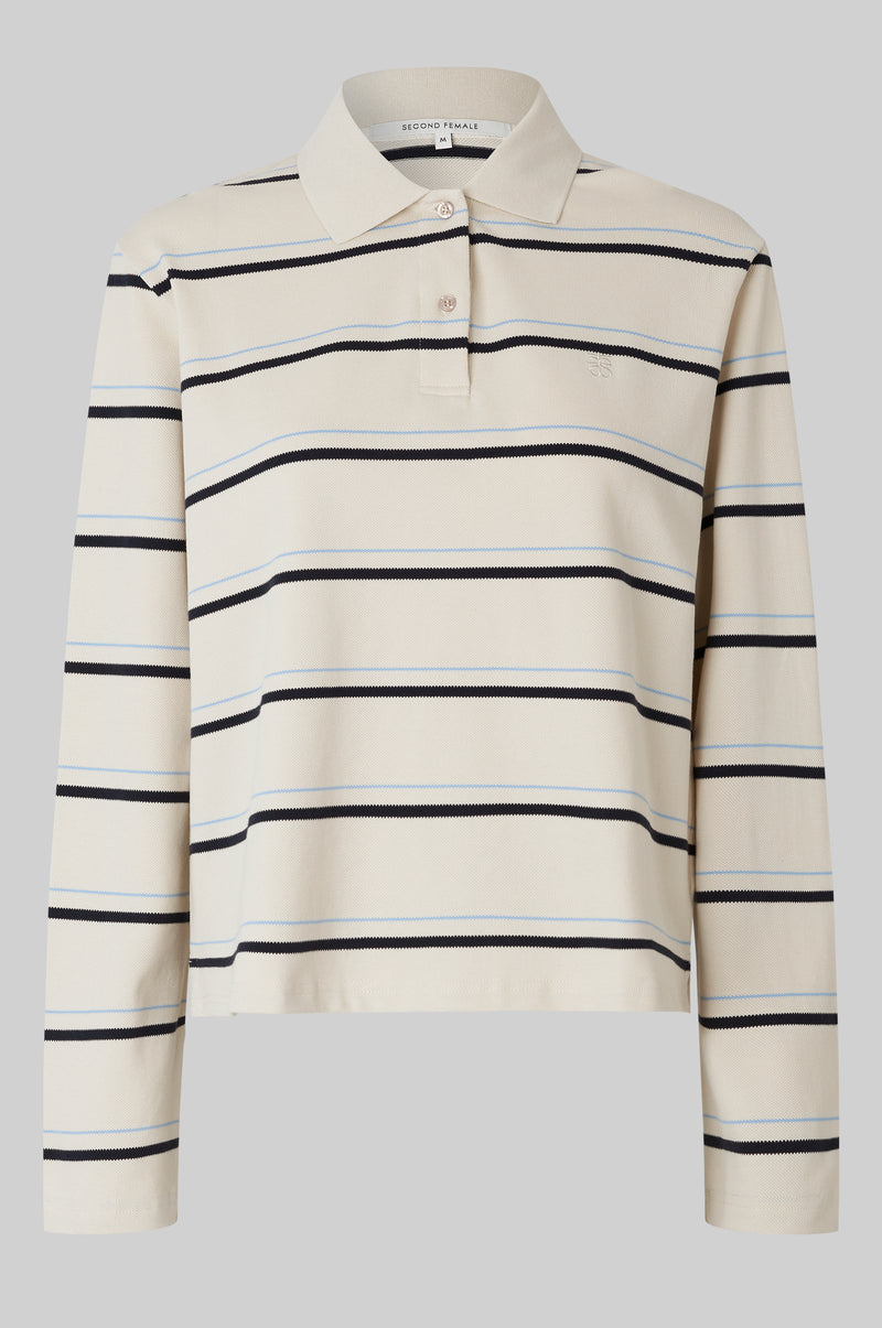 Lovella Striped Polo LL Tee