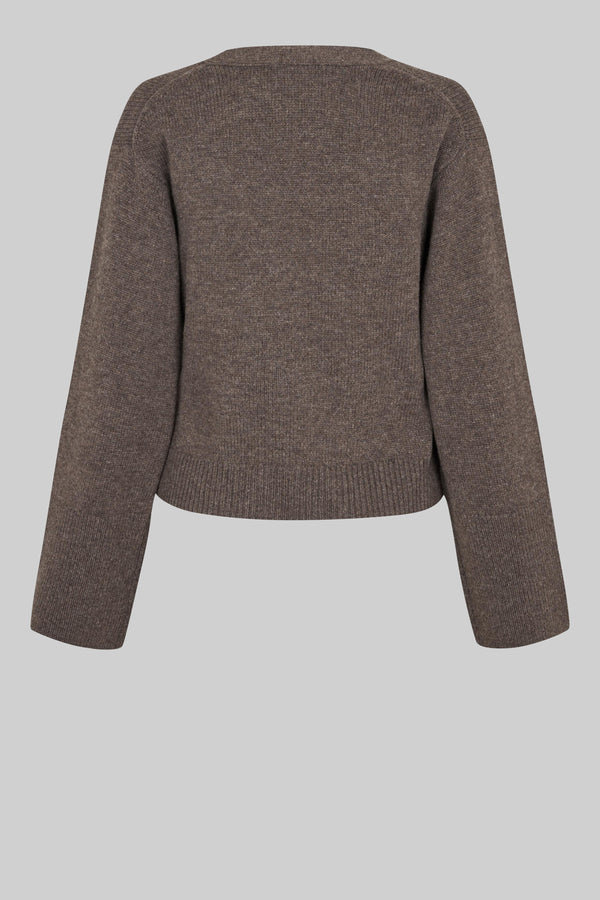 Alpha Knit Fitted Cardigan