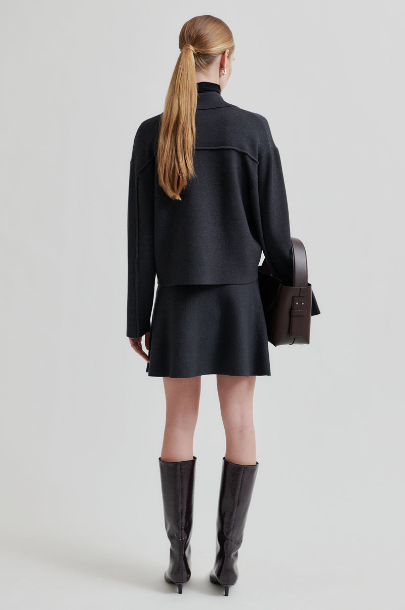 Siv Knit Short Skirt