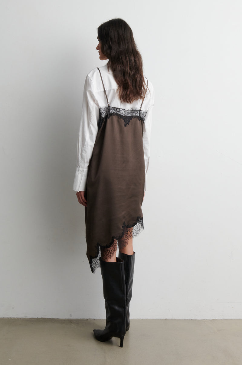 Lacia Contrast Mini Dress