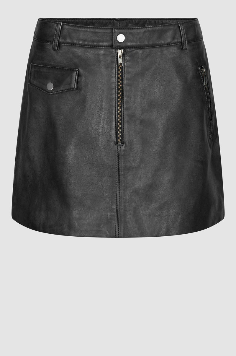 Lato Leather Skirt